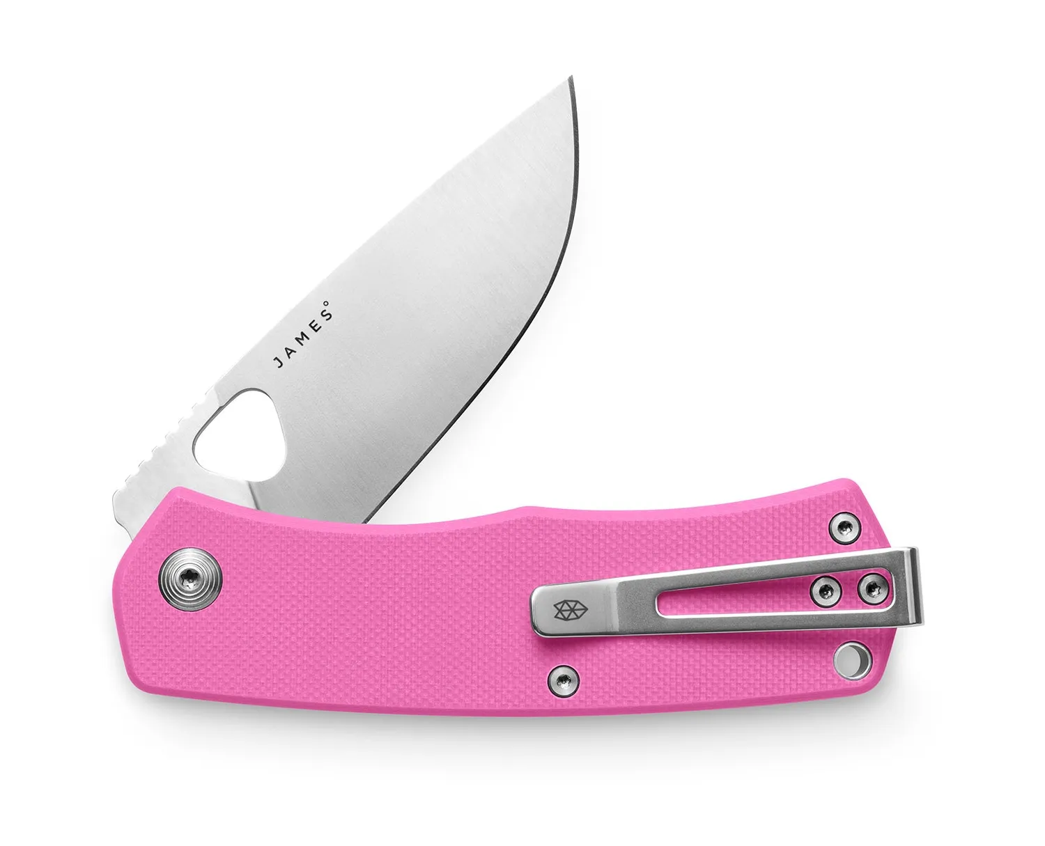 James Brand Folsom Taschenmesser Straight Black Stainless