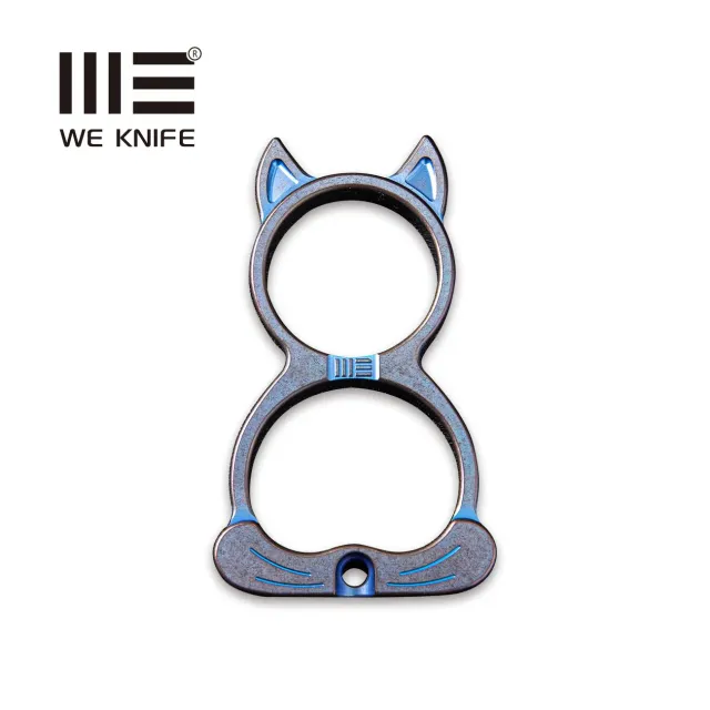 WeKnife WE Cat A-07C Anhänger Titan blau mit Kette