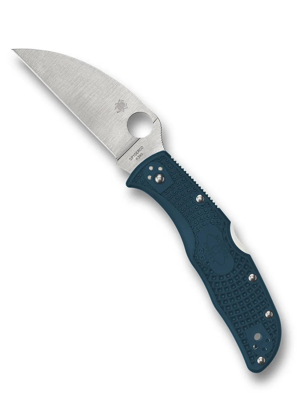 Spyderco Endela Taschenmesser K390 Wharncliffe Blau FRN