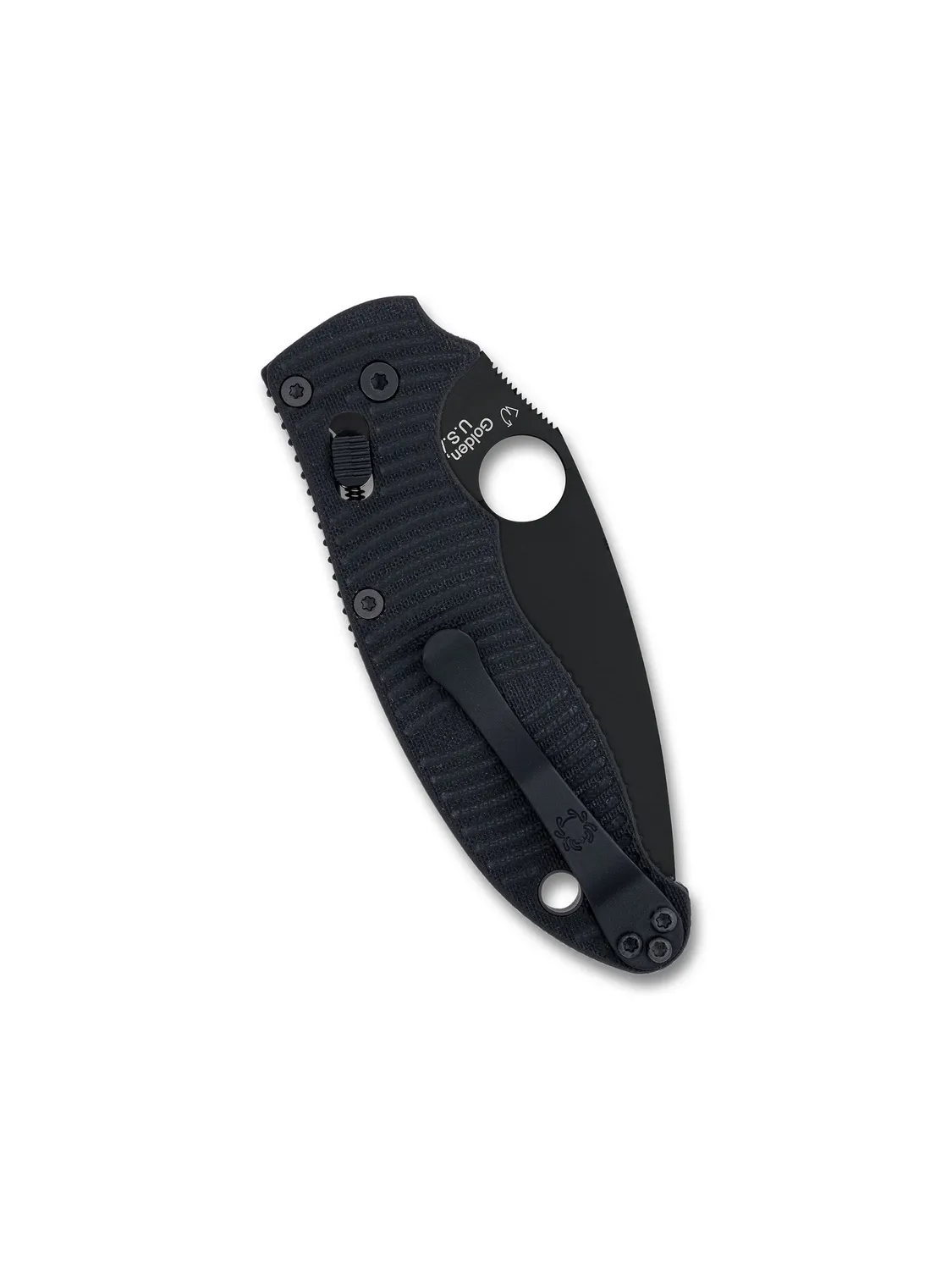 Spyderco Manix 2 Salt Taschenmesser Schwarz DLC Magnacut