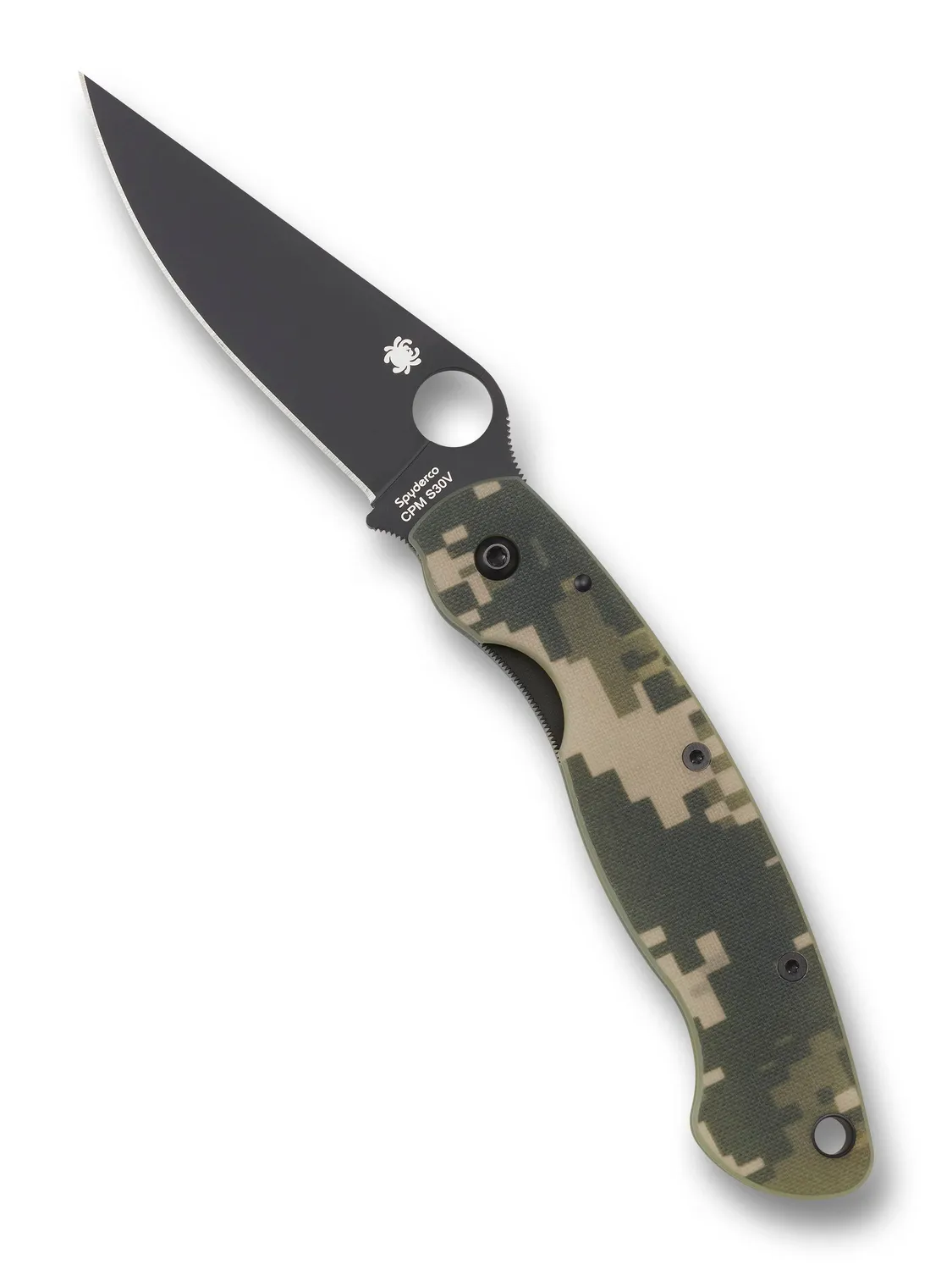 Spyderco Military Taschenmesser Schwarz S30V G-10