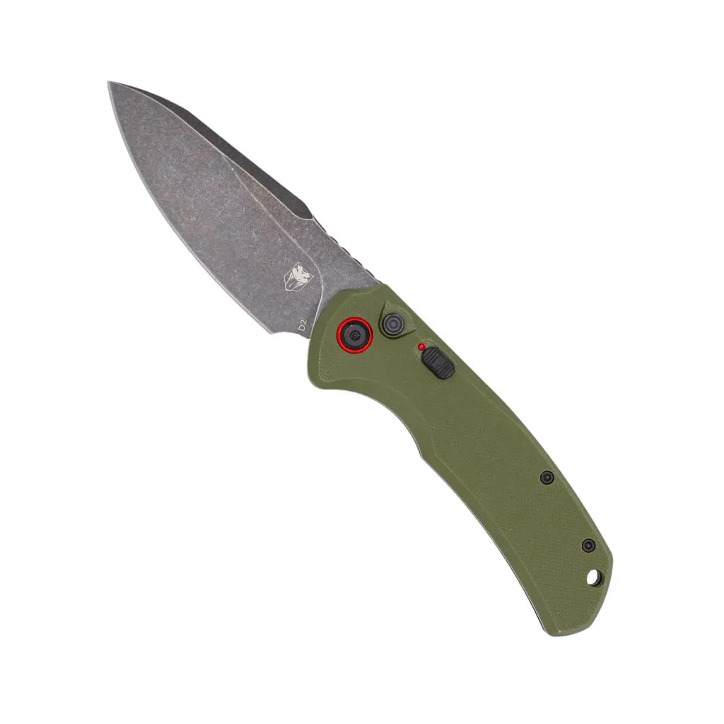 CobraTec Vanguard Automatikmesser G-10 D2 Klinge