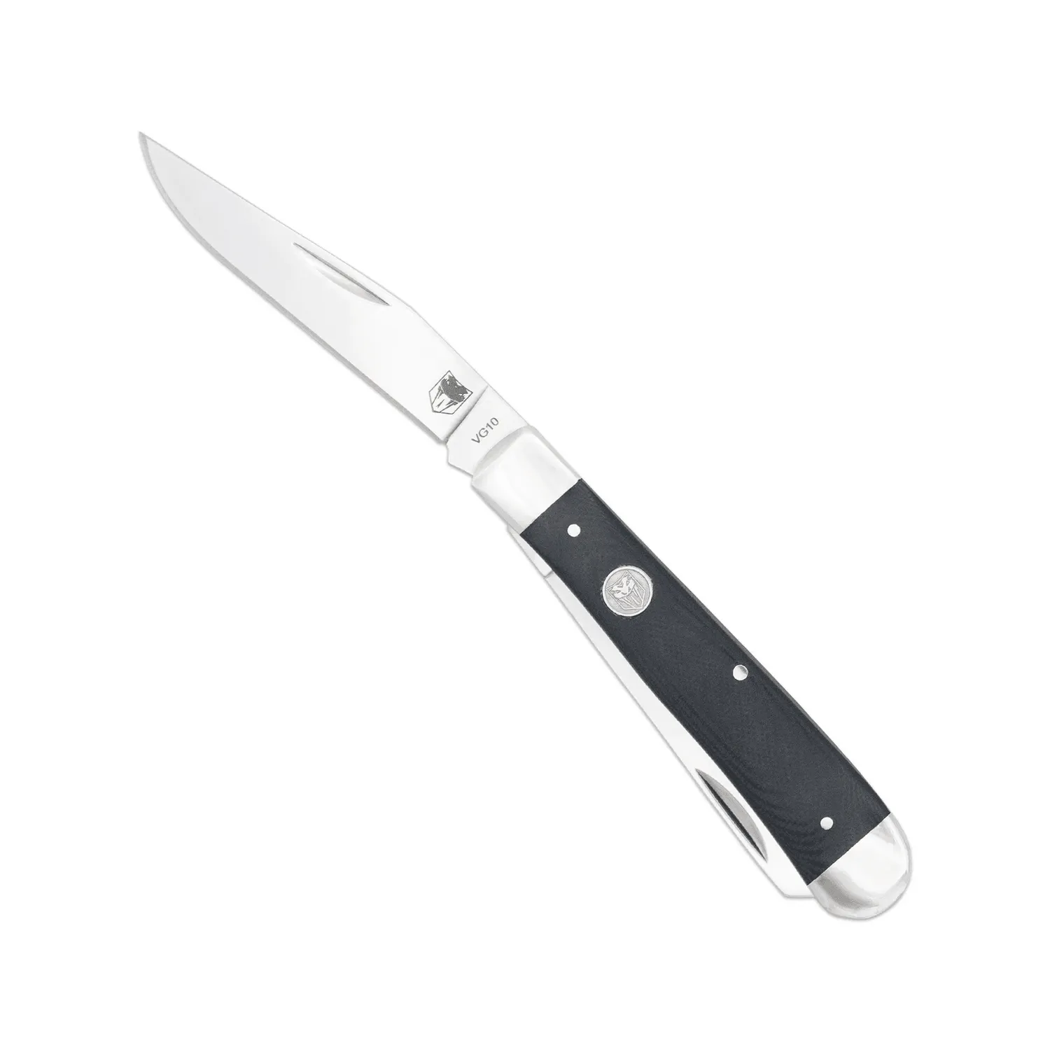 CobraTec Traditional Trapper Taschenmesser VG10 G-10