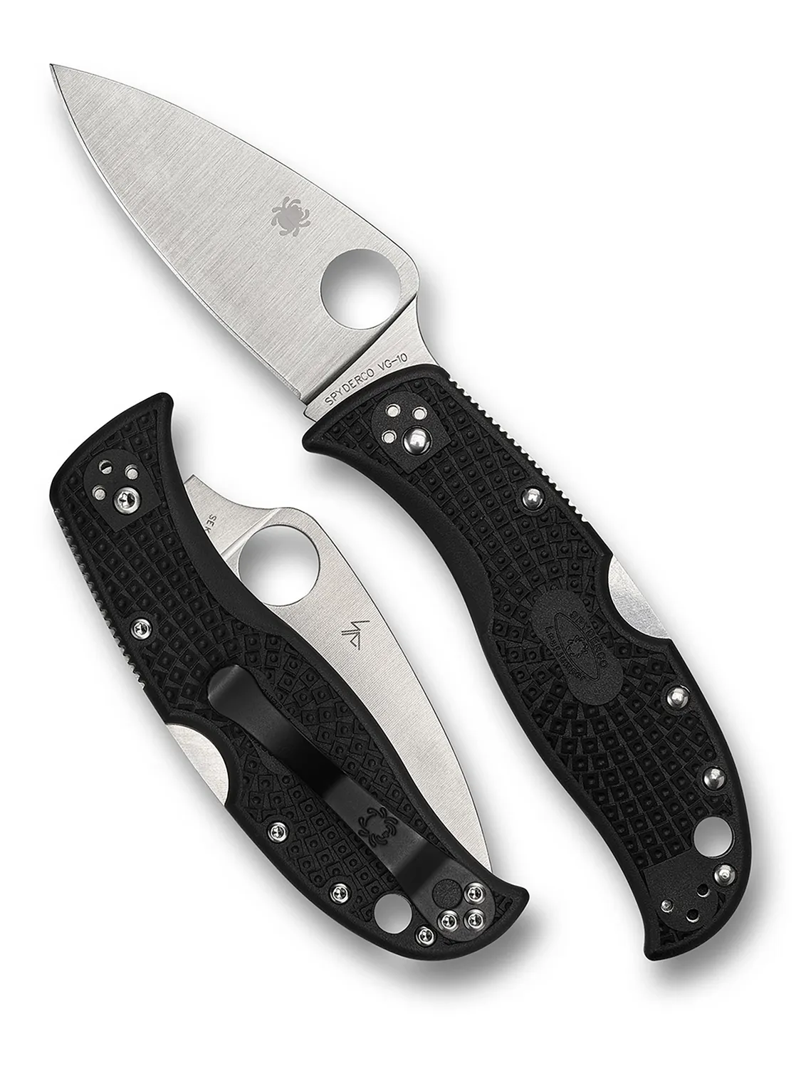 Spyderco LeafJumper Klappmesser VG-10 Blattschliff glatt