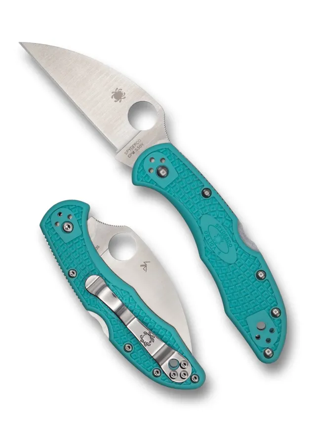Spyderco Delica 4 Lightweight Klappmesser S30V Teal