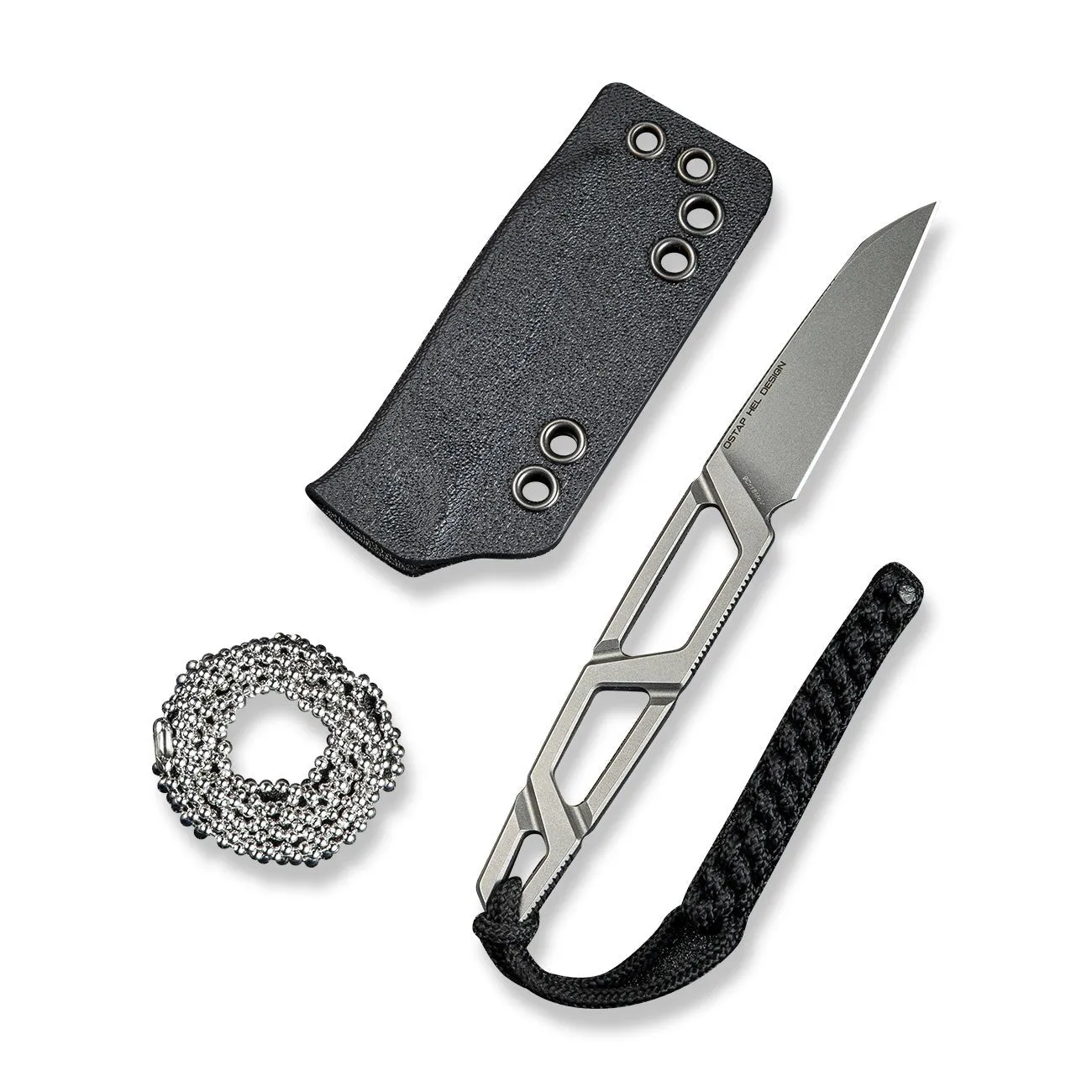 SENCUT TEXO S23095-2 Neck Knife Kydex Stonewashed