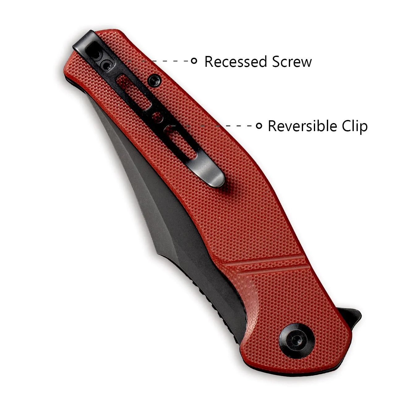 SENCUT Episode SA04A Taschenmesser Burgundy 9Cr18MoV