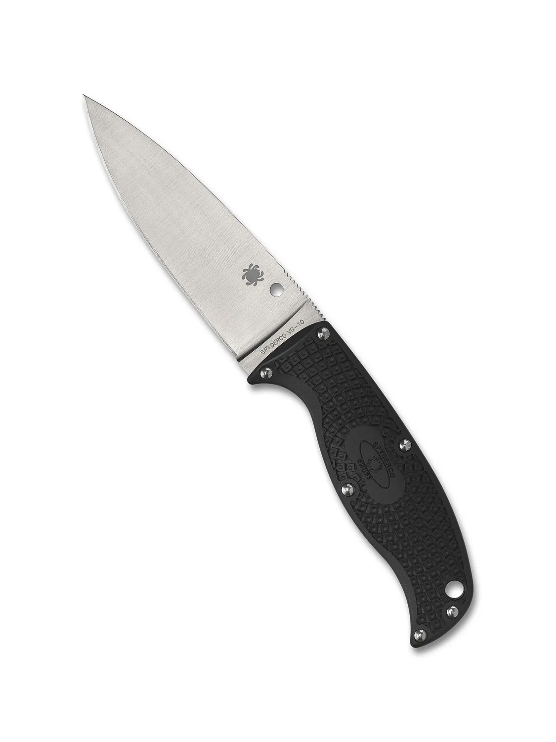 Spyderco Enuff 2 Feststehendes Messer VG-10 Glatt