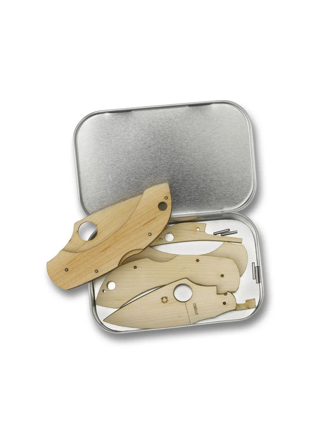 Spyderco Dragonfly Holzbausatz Klappmesser Ahorn f. Kinder
