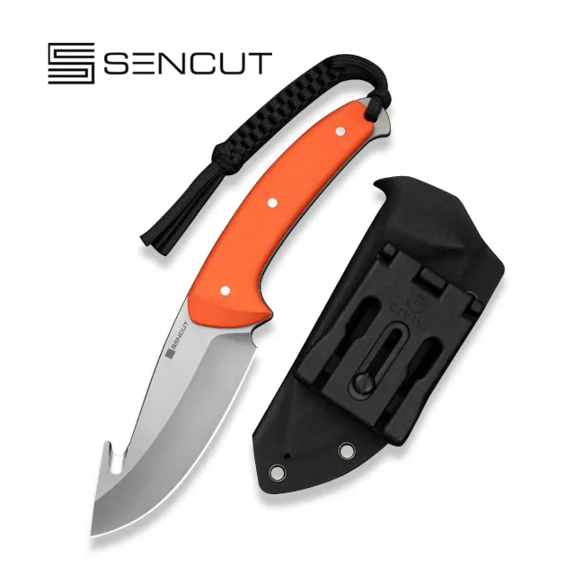 SENCUT Juncture S25113 Feststehendes Messer Orange D2