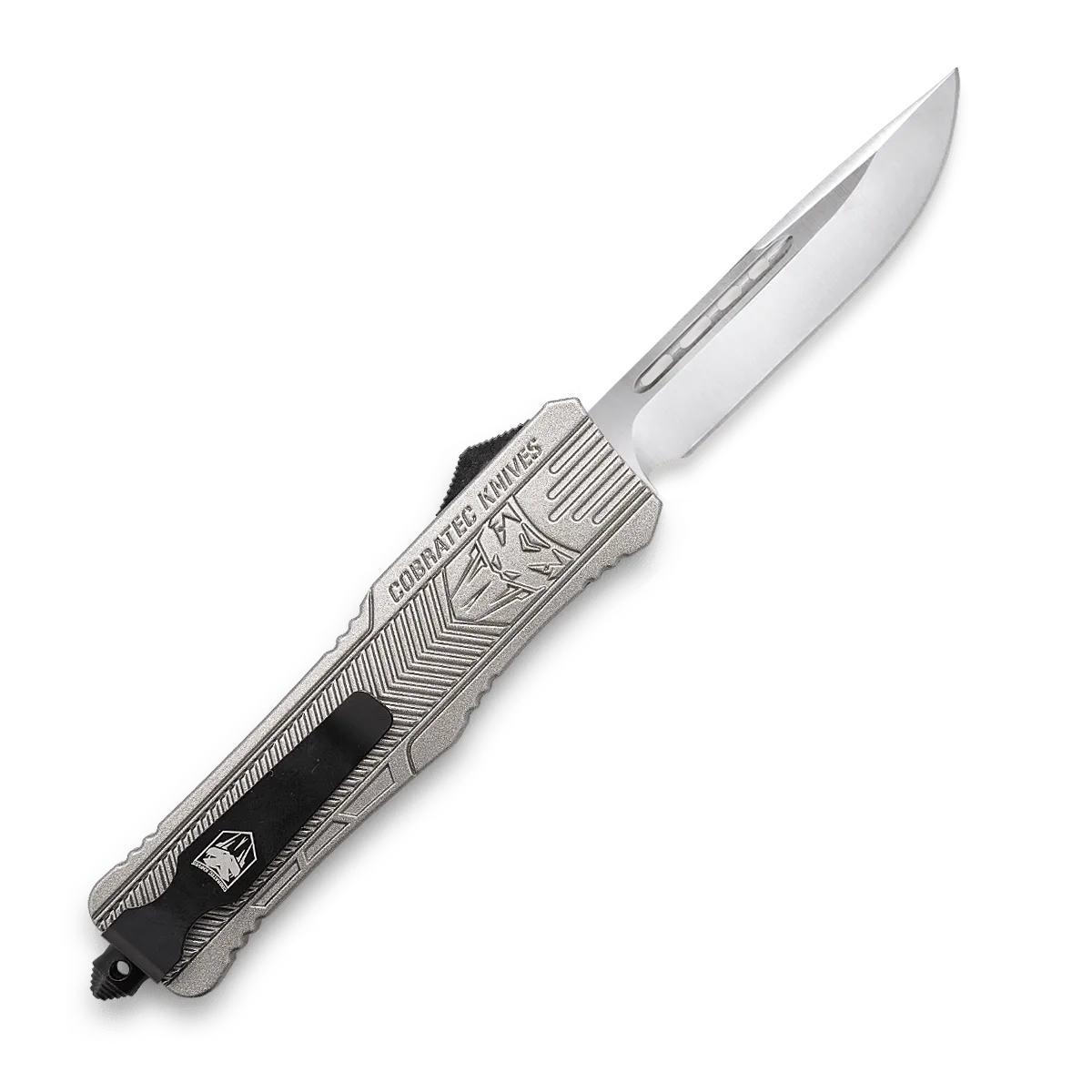 CobraTec CTK-1 Large OTF-Messer Silber D2