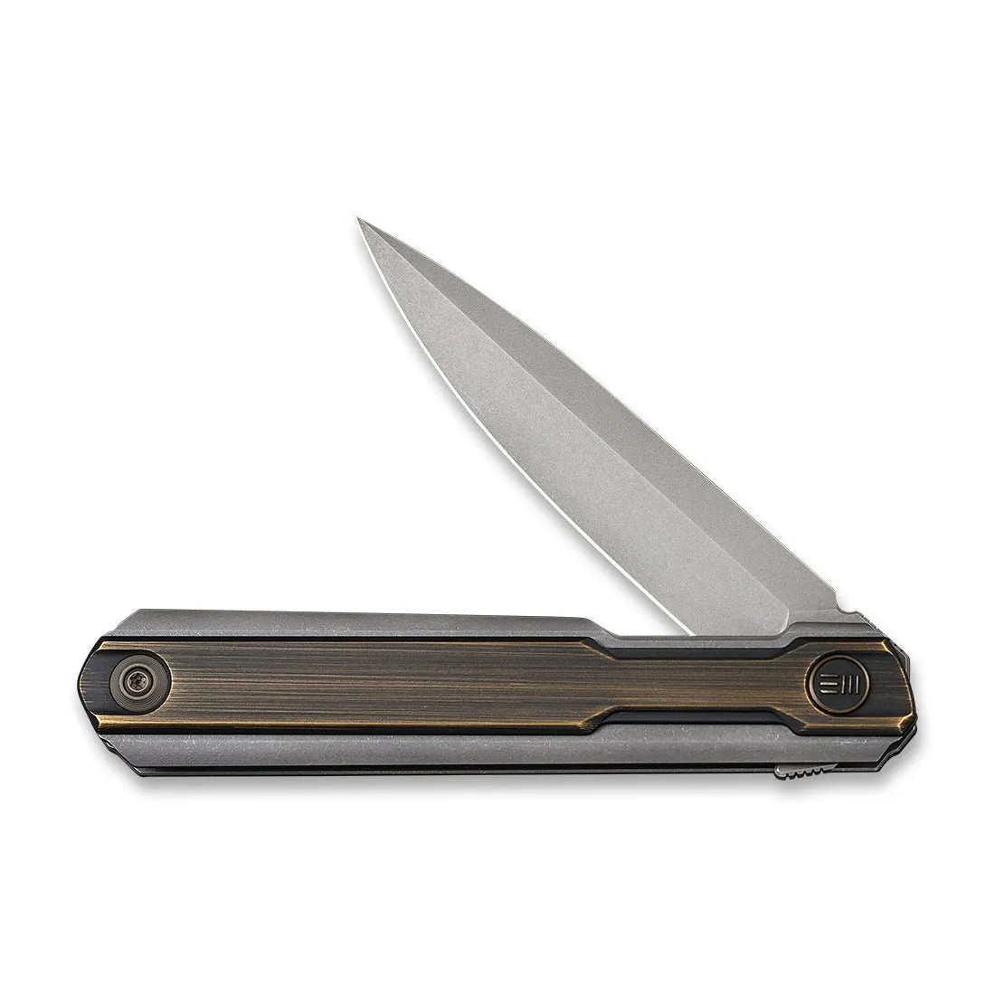 WeKnife Peer 2015E Klappmesser Titan-Messing 20CV