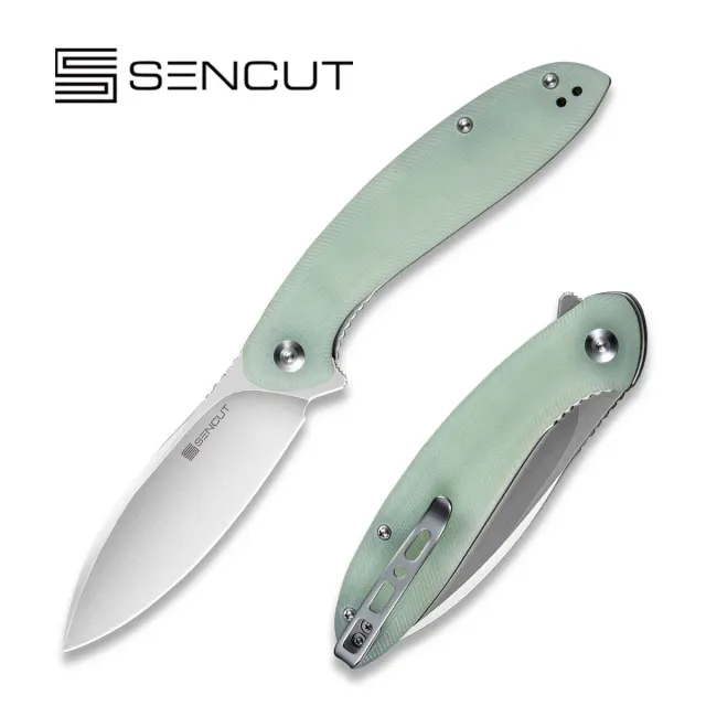 SENCUT San Angelo S21003-2 Klappmesser natural Drop-Point