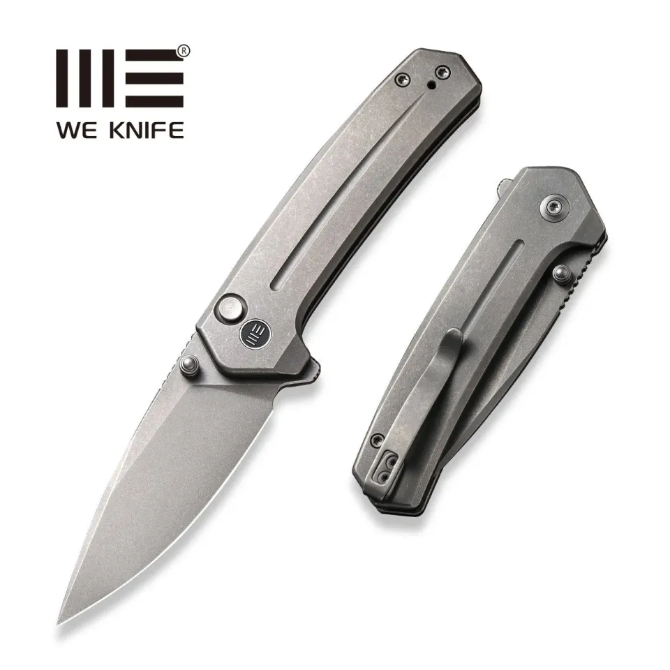 WeKnife Culex WE21026B-1 Klappmesser Grau Button Lock