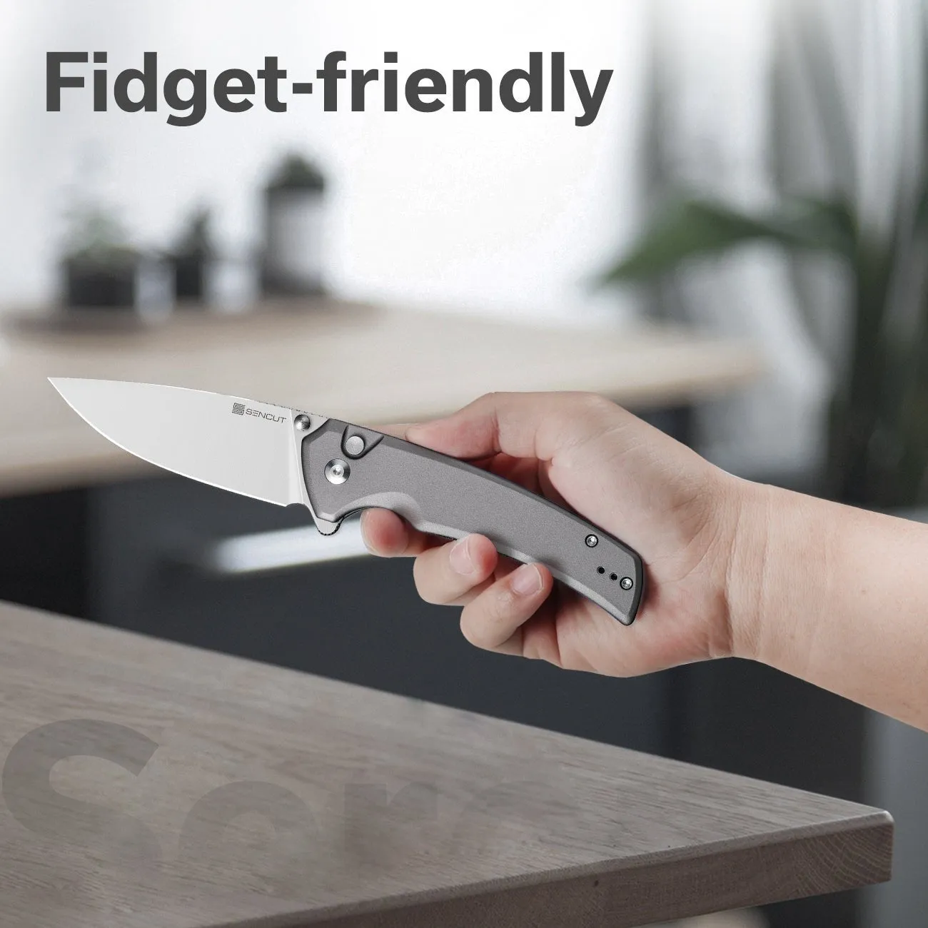SENCUT Serene S21022B-3 Klappmesser grau Aluminium