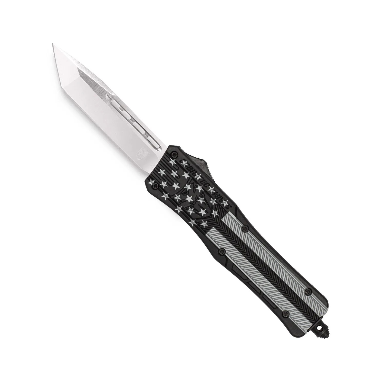 CobraTec CTK-1 OTF-Messer Medium Blackout Flag D2