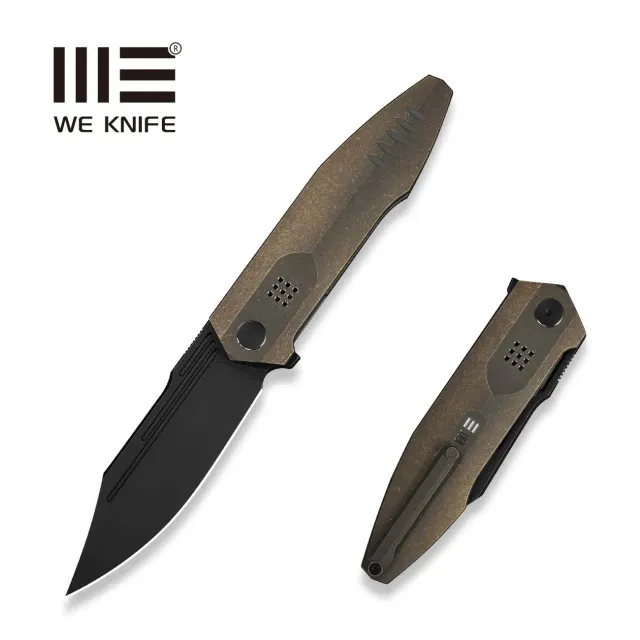 WeKnife Flight Line WE23089-2 Taschenmesser Bronze