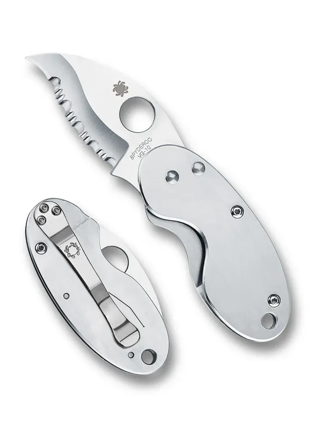 Spyderco Cricket Klappmesser VG-10 Reverse-S Edelstahl