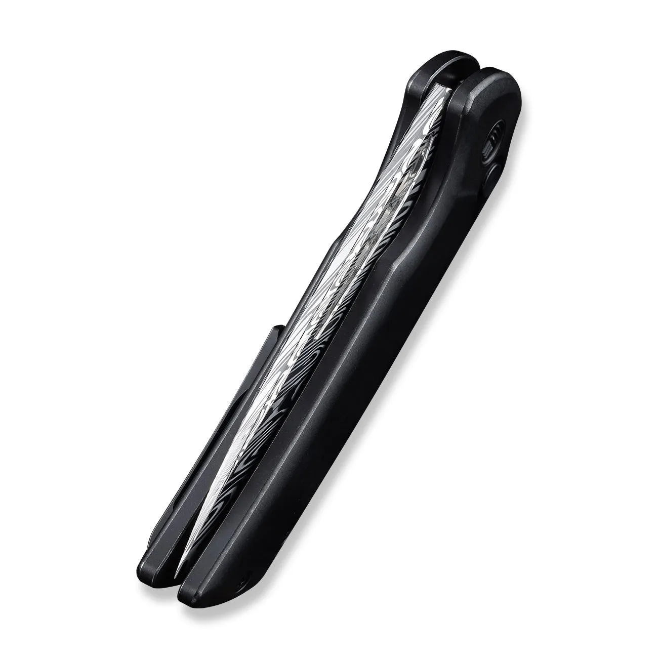 WeKnife Mini Malice WE054BL-DS1 Klappmesser Damast schwarz