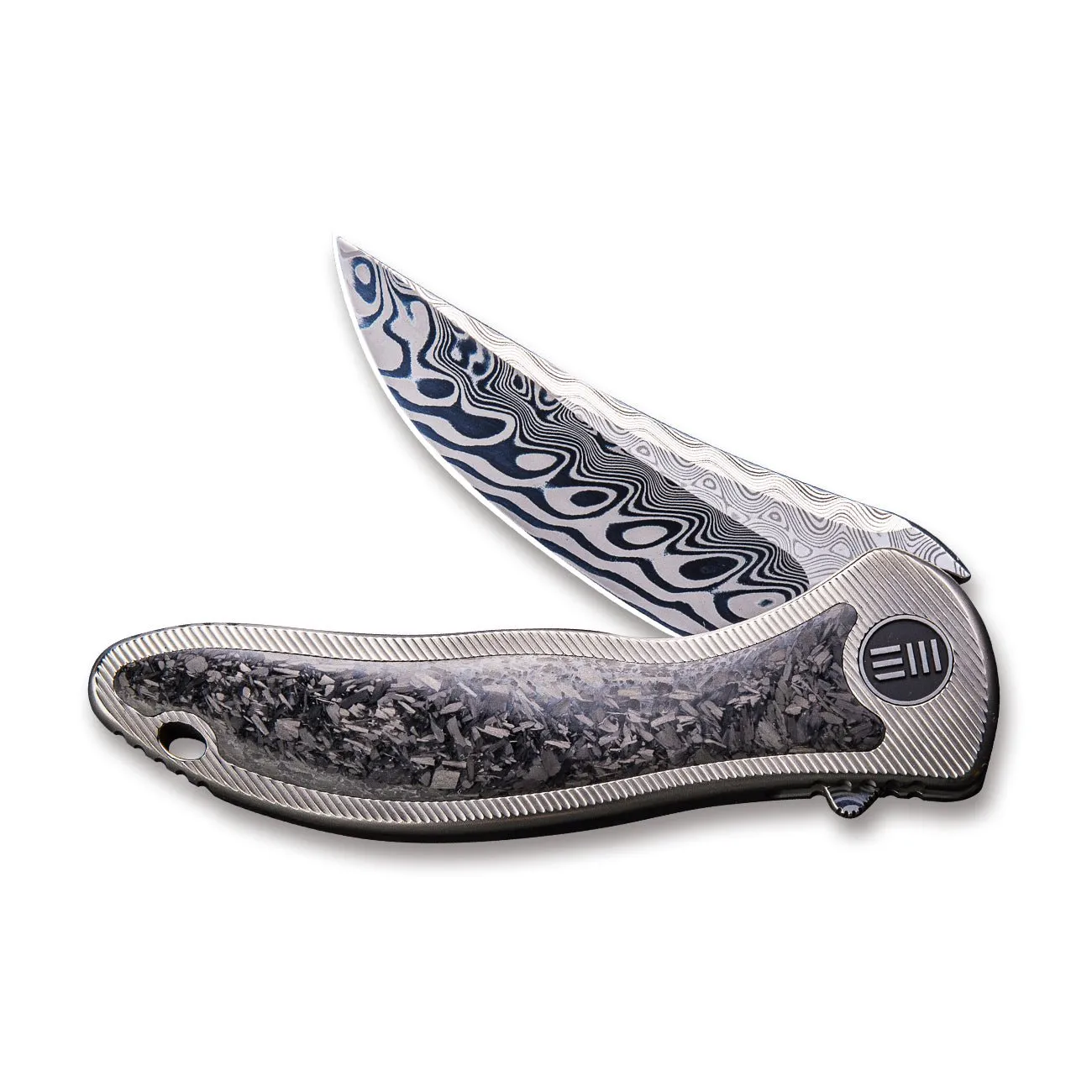 WeKnife Synergy2 912CF-DS1 Taschenmesser Damasteel