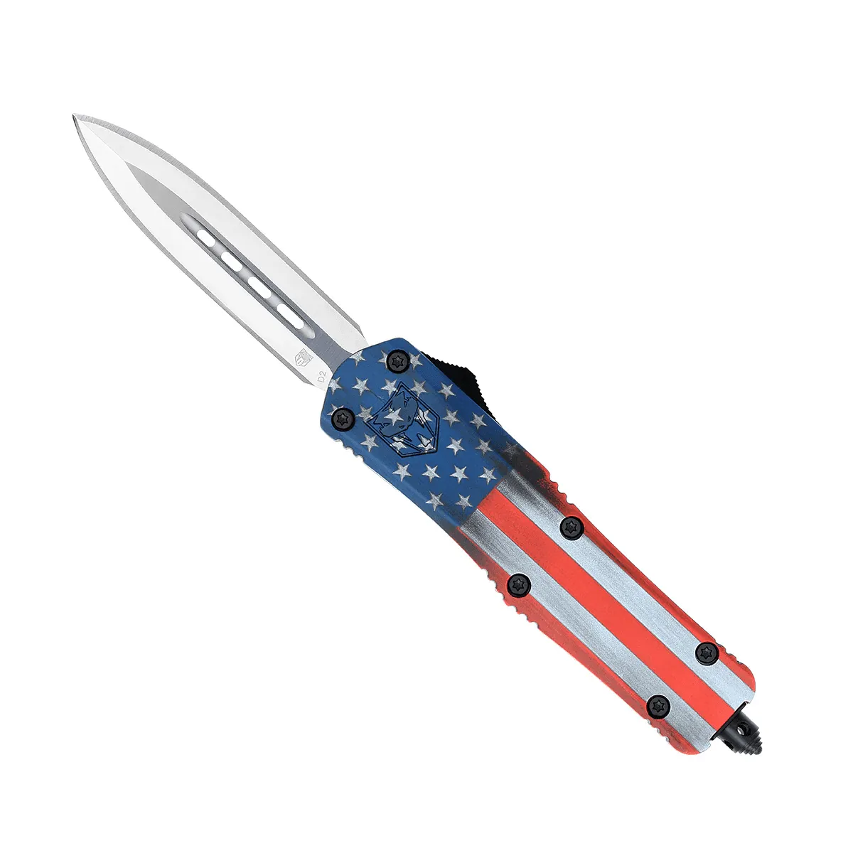 CobraTec FS-3 Medium OTF Messer American Flag Cerakote