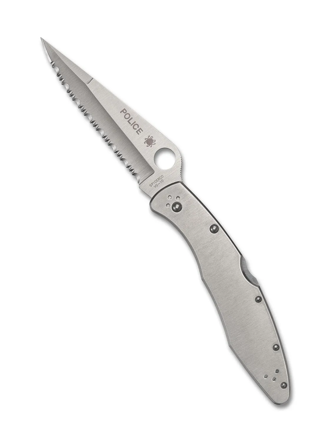 Spyderco Police Model Klappmesser VG-10 PlainEdge