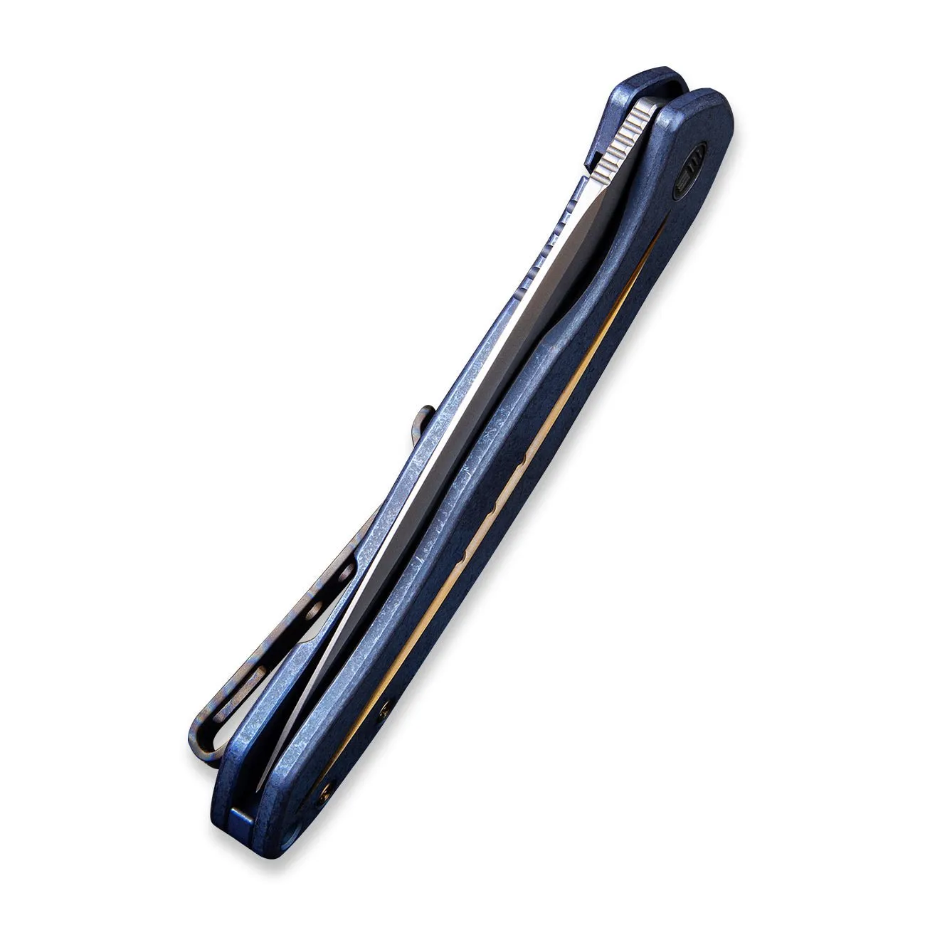 WeKnife Kitefin 2001F Klappmesser Titan Blau S35VN