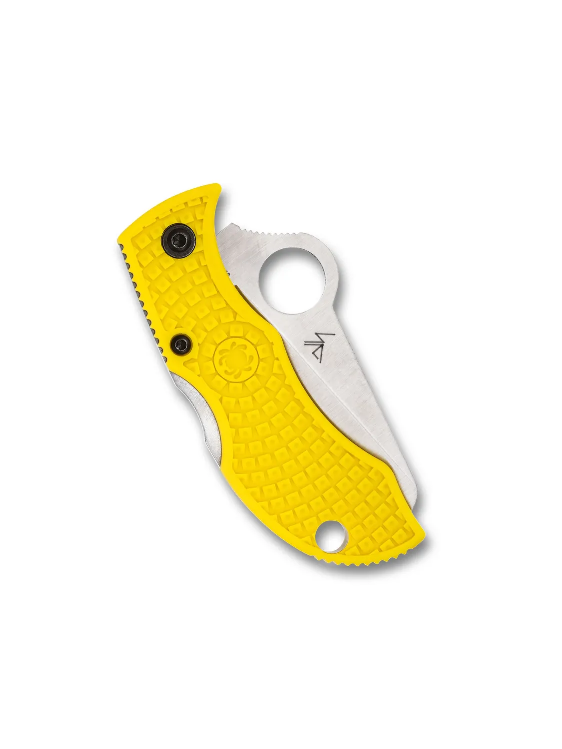 Spyderco Manbug Salt Taschenmesser H-1 gelb Serrata