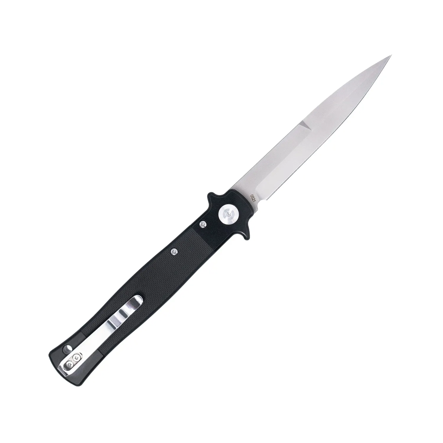 CobraTec Stiletto Button Lock Klappmesser VG-10