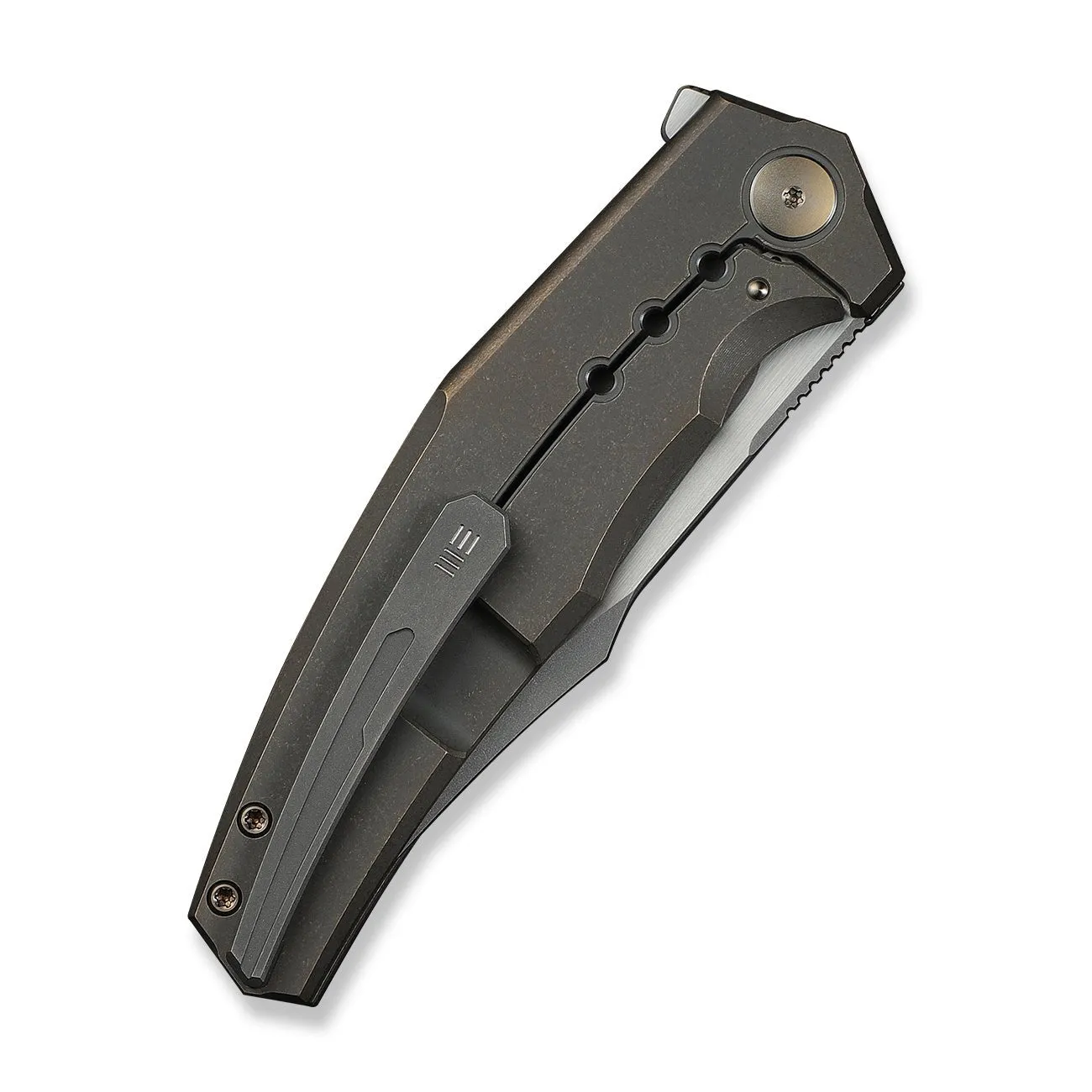 WEKnife Kyklos WE23086-2 Klappmesser Titan Bronze M390