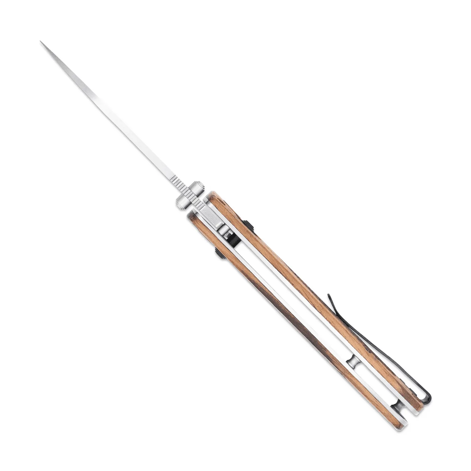 CobraTec Zebrawood Bar Lock Klappmesser D2 3" Holz
