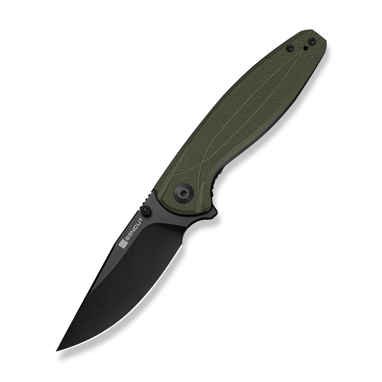 SENCUT Vyrce S25104-1 Taschenmesser OD Green D2 G10