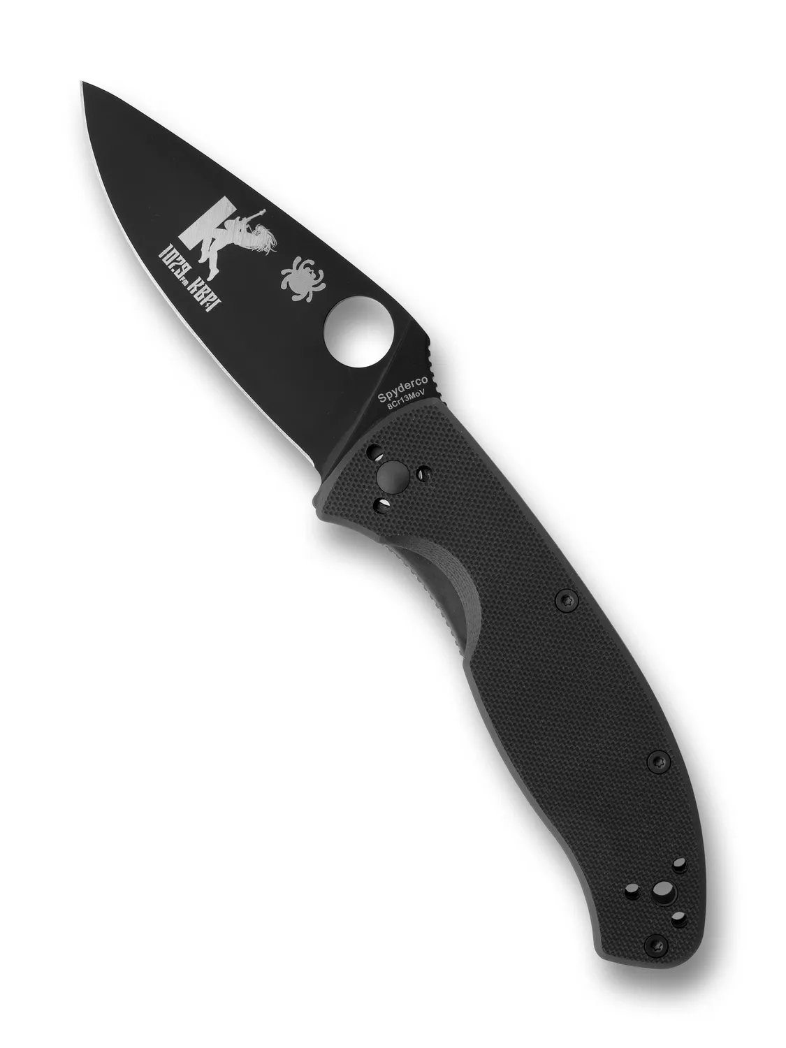 Spyderco Tenacious KBPI Taschenmesser Black PlainEdge