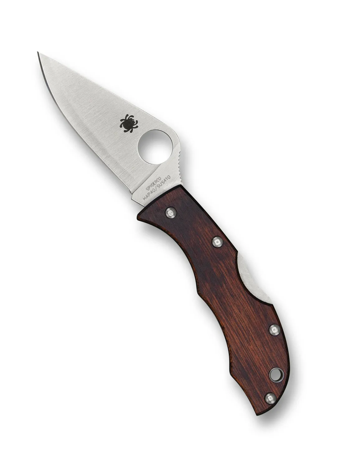 Spyderco Ladybug Pakkawood Taschenmesser HAP40