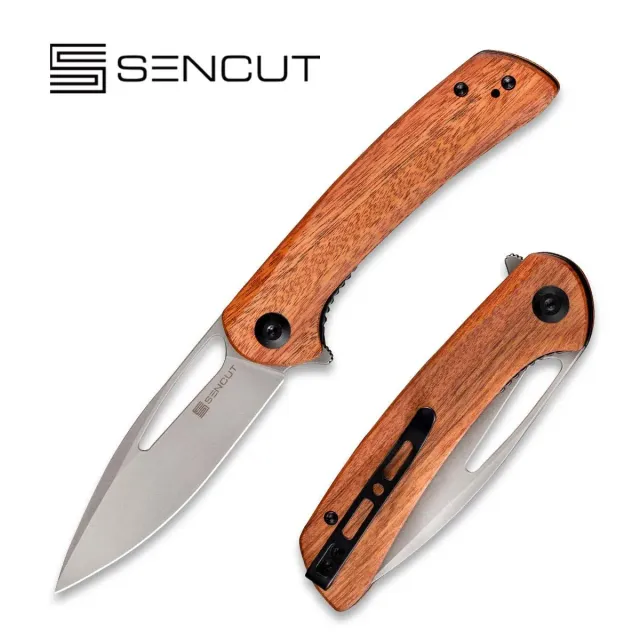 SENCUT Honoris SA07A Taschenmesser Holz Drop Point 9Cr18MoV