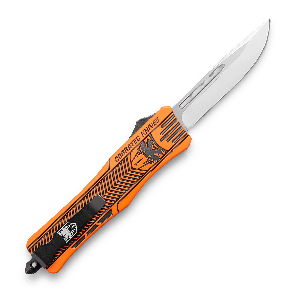 CobraTec CTK-1 Medium OTF-Messer Hunter Orange D2