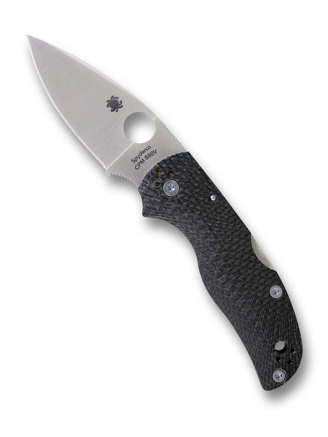 Spyderco Native 5 Klappmesser S90V Carbon geriffelt