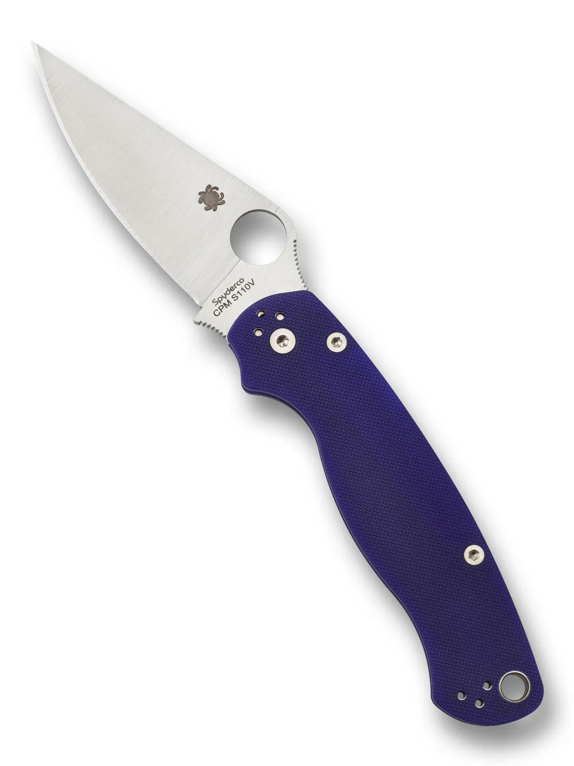 Spyderco Para Military 2 Klappmesser S110V blau glatt