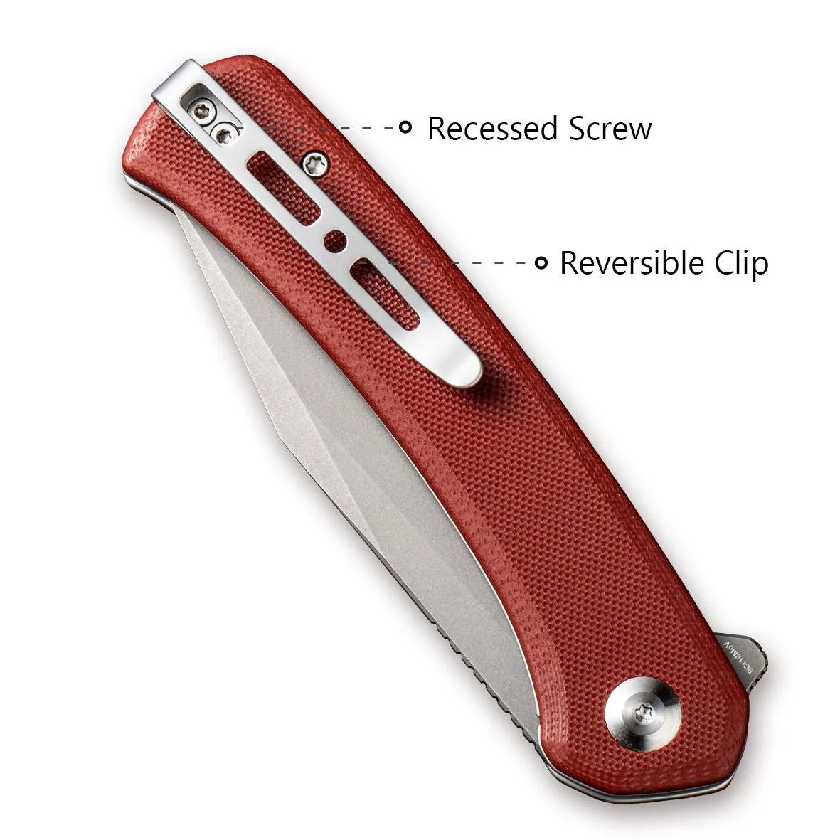 SENCUT Snap SA05A Klappmesser 9Cr18MoV burgundy