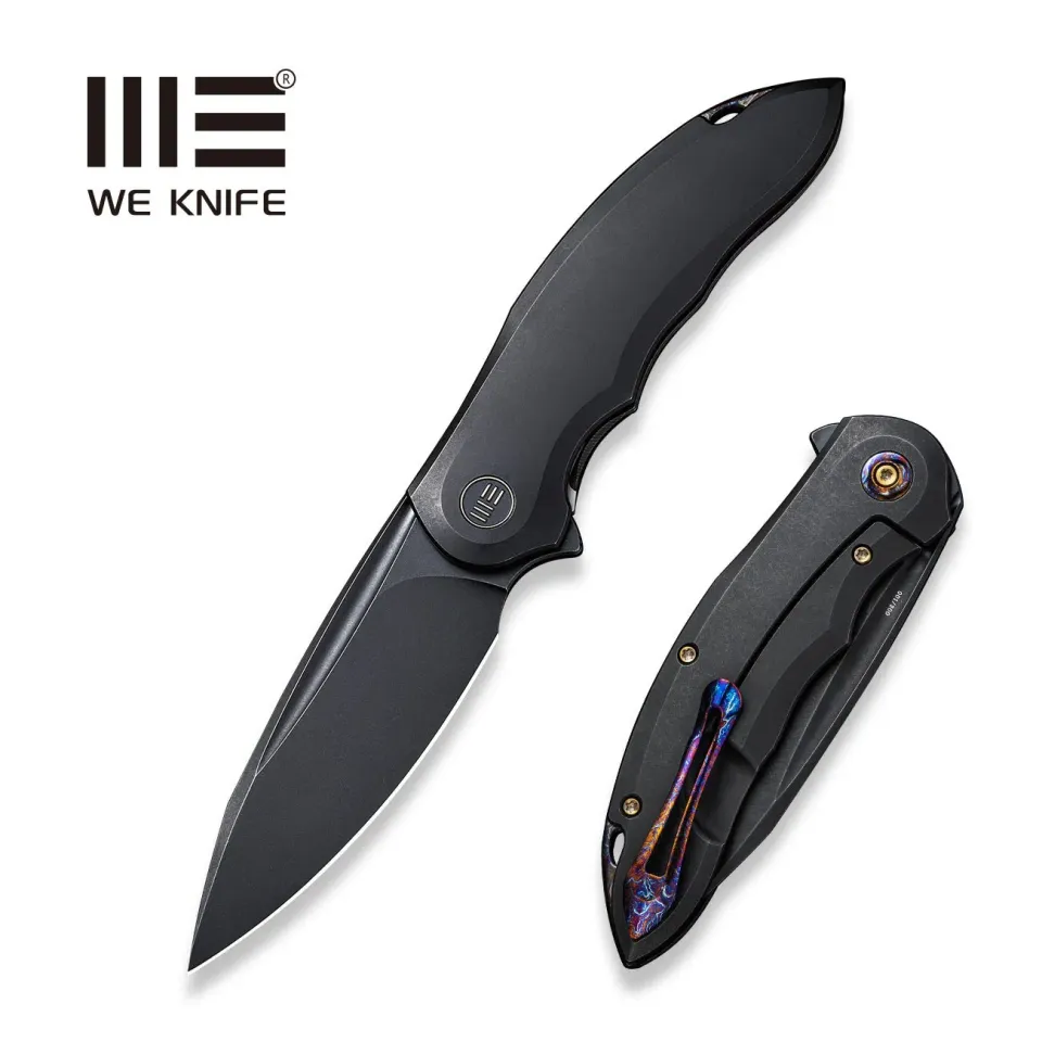 WeKnife Makani WE21048-1 Klappmesser Titan schwarz 20CV