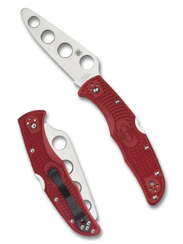 Spyderco Endura 4 Trainer Trainingsmesser AUS-6 rot
