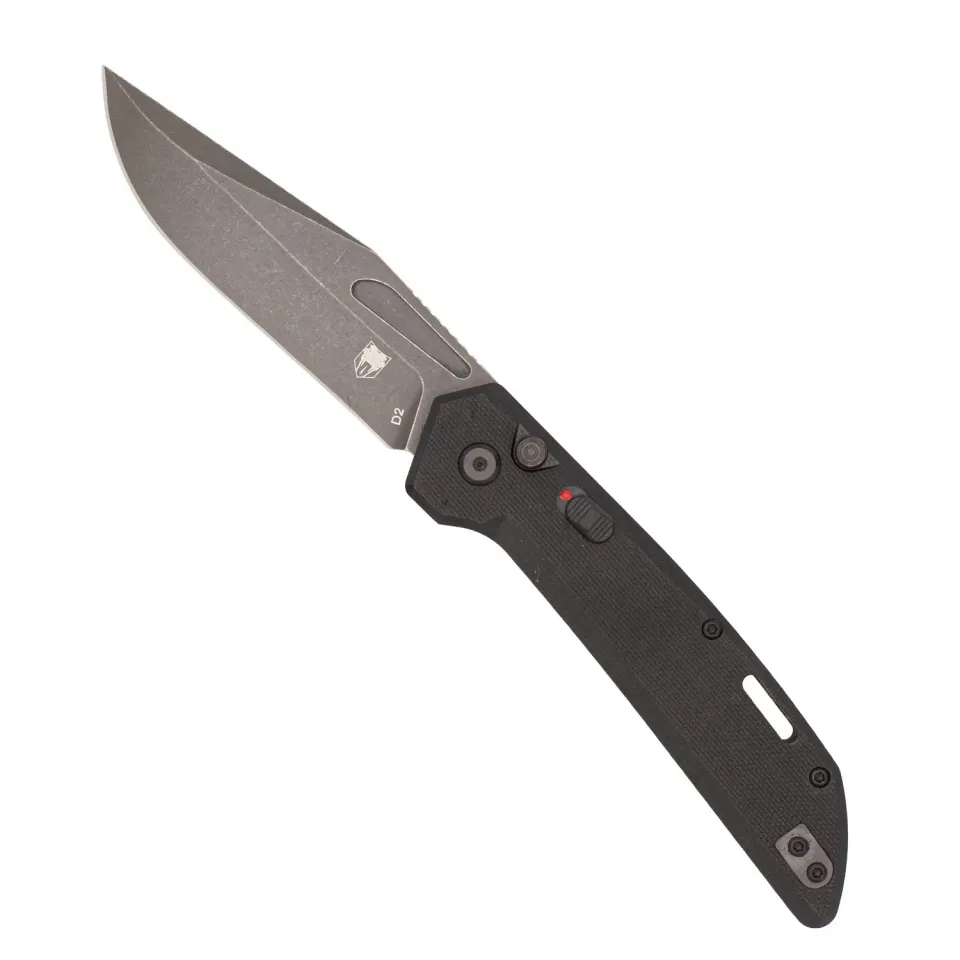 CobraTec Naja Klappmesser Schwarz D2 G-10