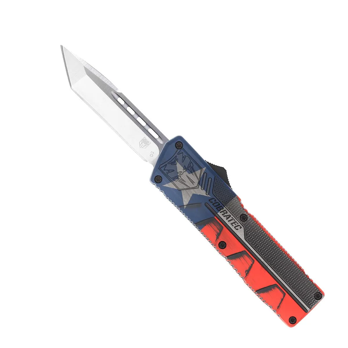 CobraTec Lightweight Texas OTF Messer D2 Cerakote