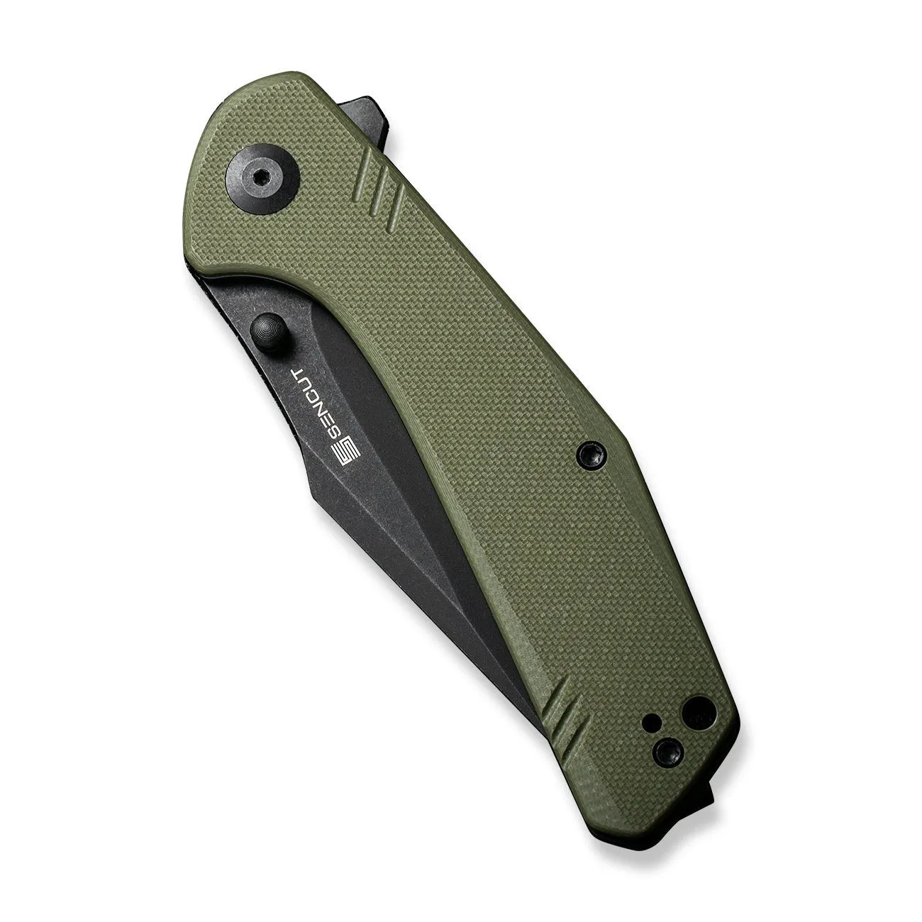 SENCUT Actium SA02E Taschenmesser Grün D2 Drop Point