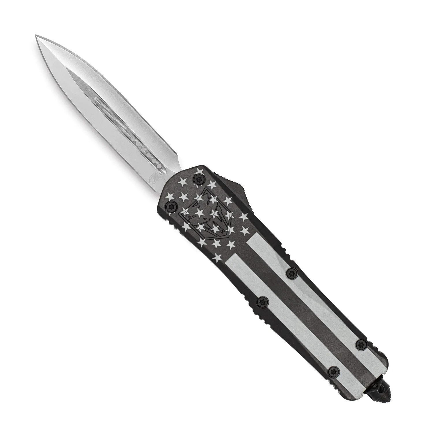 CobraTec FS-3 Large OTF-Messer Blackout Cerakote D2