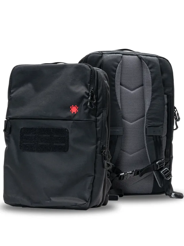 Spyderco x Vanquest Addax-25 Rucksack 25L EDC Schwarz