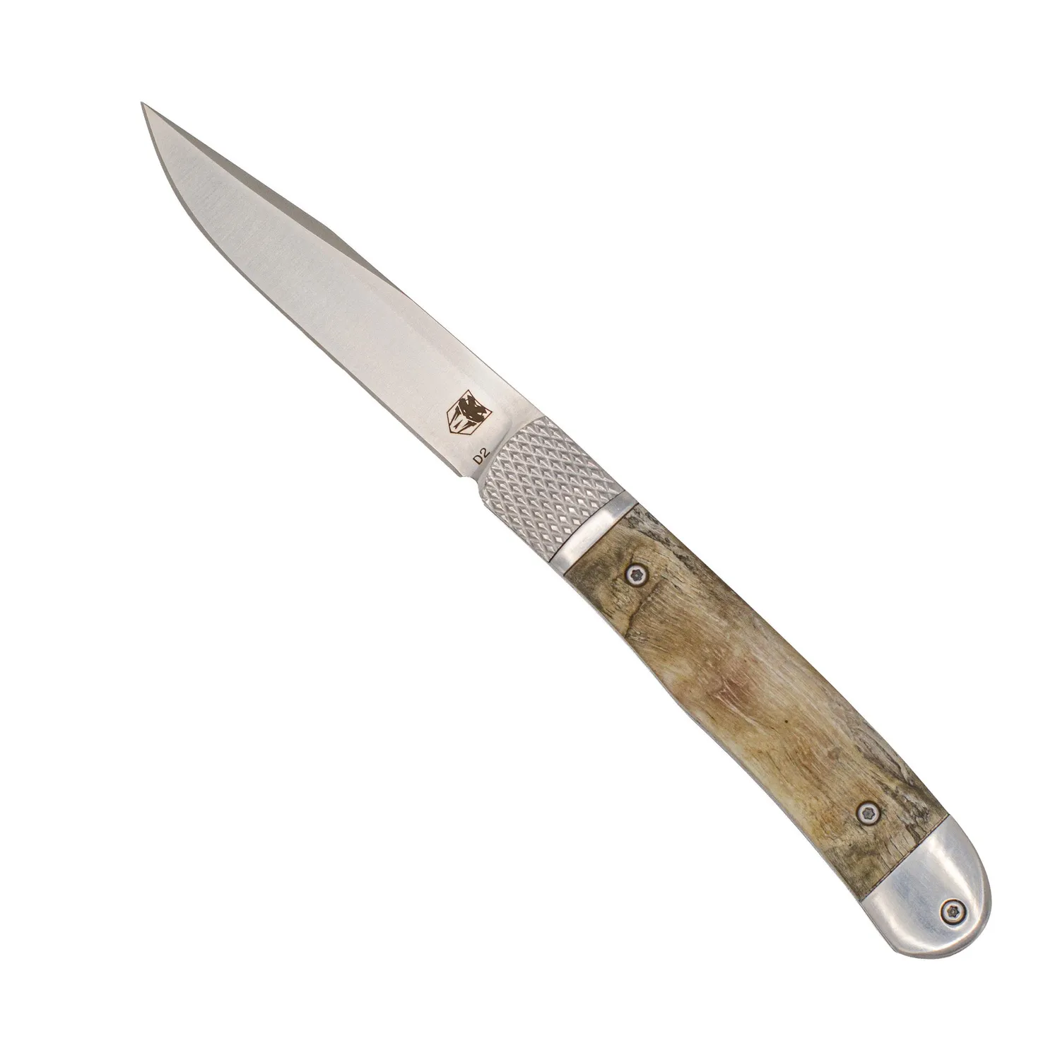 CobraTec Trapper Hidden Release Taschenmesser Ram Horn D2