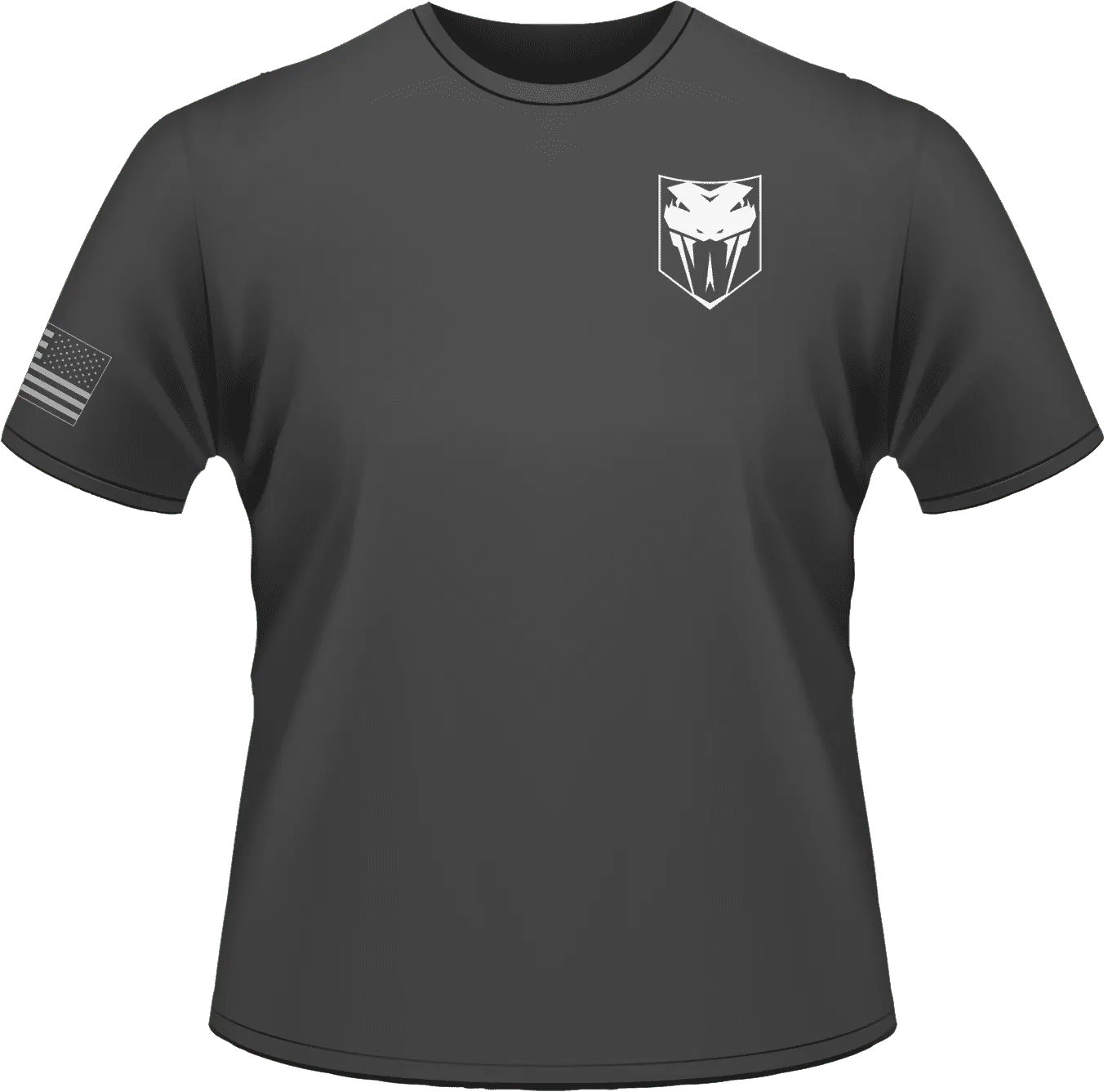 CobraTec Eagle T-Shirt schwarz Baumwolle