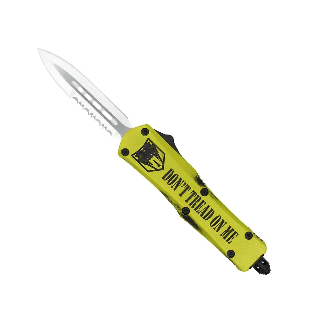 CobraTec Small FS-3 OTF-Messer Don’t Tread D2
