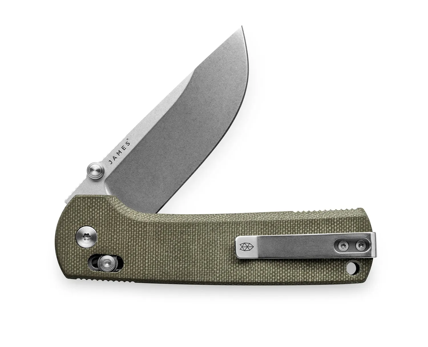 James Brand Kline Taschenmesser Black + Stainless MagnaCut